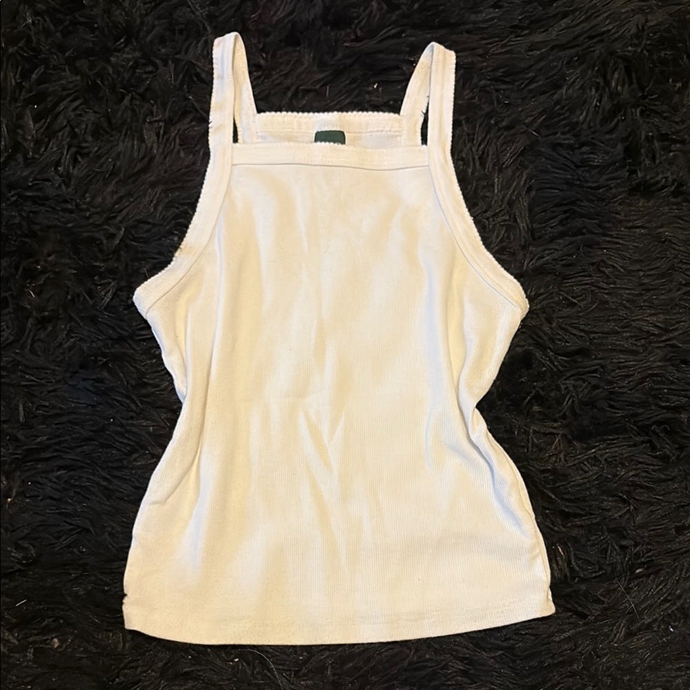 Wild Fable Cream Fitted Tank Top